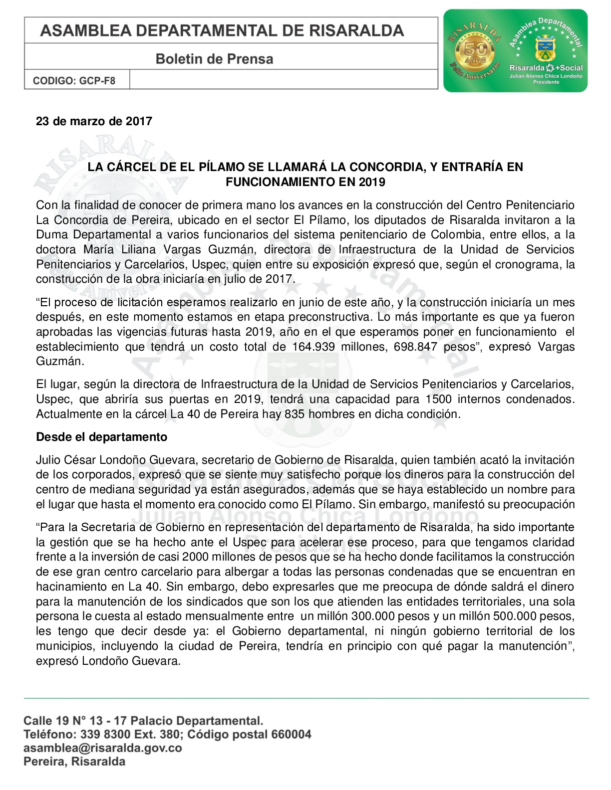 Boletin 23 de marzo Asamblea de Risaralda 001